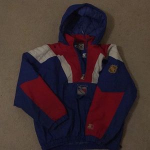 Vintage New York Rangers Starter Windbreaker